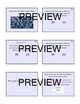 Preview of Comparing Multi-Digit Numbers 4.NBT.A Lesson Presentation