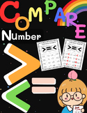 Comparing Number Sheets 50+ Problems Math Printable bundle