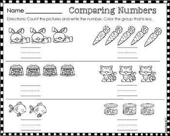comparing numbers 0 5 printables go math ch 2 by elisa pena tpt