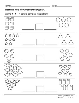 Comparing Numbers by Beth Reynolds | TPT