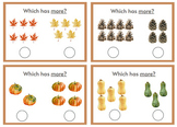 Comparing Numbers 1-10: Autumn Theme