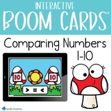 Comparing Numbers: 1- 10 (MAY) BOOM CARDS