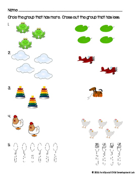 comparing numbers 0 20 kindergarten math activities and lessons