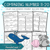 Comparing Numbers 11-20 with Sea Creatures | Math : Number