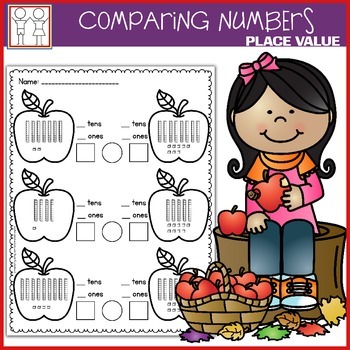 Preview of Comparing Two Digit Numbers Worksheets
