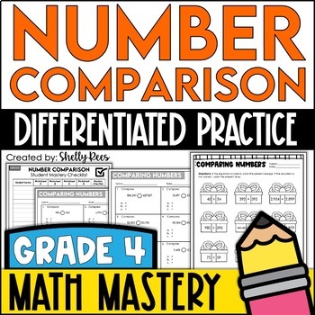 Comparing Numbers Worksheets by Shelly Rees | Teachers Pay Teachers