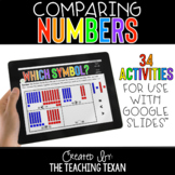 Comparing Numbers Activities for Google and Distance Learning