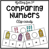 Comparing Numbers Clip Cards