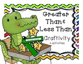 Comparing Numbers {Craftivity} Using Greater Than & Less Than