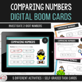 Comparing 2 Digit Numbers Digital Boom Cards Distance Learning