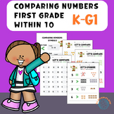 Comparing Numbers First Grade within 10/Kindergarten math 