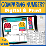 Comparing Numbers Game 1.NBT.B.3 | End of Year Math Review