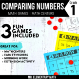 Comparing Numbers Games and Centers 1st Grade