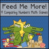 Comparing Numbers (Greater/Less Than) Math Centers (Common Core / Go Math! )