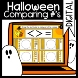 Comparing Numbers: Halloween Themed: Google Classroom: Dig