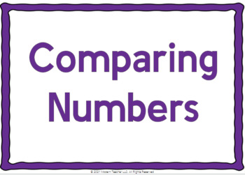 Preview of Comparing Numbers Interactive Activity