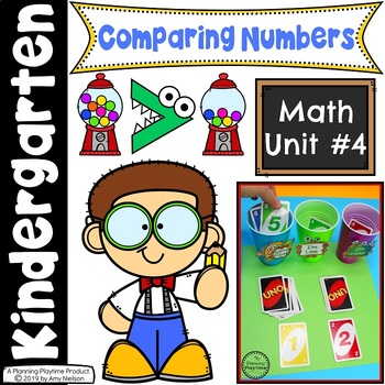 Preview of Comparing Numbers - Kindergarten Math Unit 4