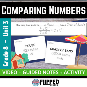 Preview of Comparing Numbers in {almost} Scientific Notation Lesson