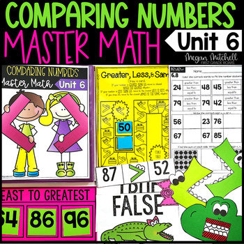 Preview of Comparing Numbers Guided Master Math Unit 6 Greater Than Less Than Equal To