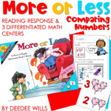 Comparing Numbers Math Center & Math Read Aloud Response -