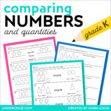 Comparing Numbers - More, Less, Same As, Greater, Fewer, Equal