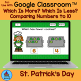 Comparing Numbers More or Fewer St. Patrick's Day Cookies 
