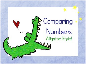 Preview of Comparing Numbers (Mr. Gator 1)