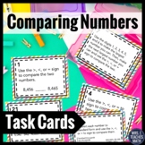 Comparing Numbers - Place Value Task Cards 4.NBT.5