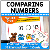 Comparing Two-Digit Numbers Bundle (Greater Than, Less Tha