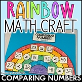 Comparing Numbers Rainbow Math Craft for Spring or St. Pat