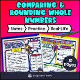 Comparing Numbers & Rounding Any Place Value Guided Notes 