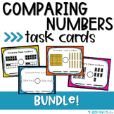 Comparing Numbers Task Cards - BUNDLE!