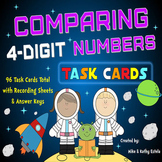 Comparing Numbers Task Cards {Compare 4-Digit Numbers}