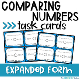 Comparing Numbers Task Cards - Expanded Form
