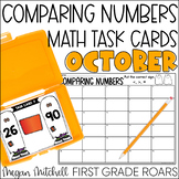 Comparing Numbers Task Cards Math Centers, Scoot, Fast Fin