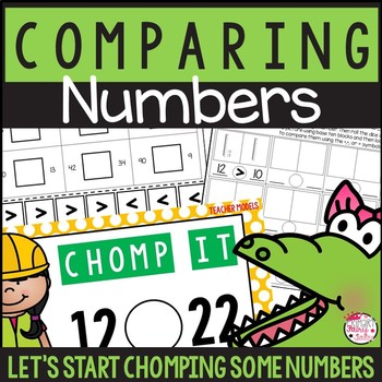 Preview of Comparing 2 Digit Numbers PowerPoint & Activities