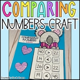 Comparing Numbers Craft for Valentine's Day