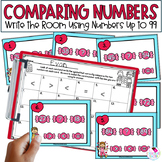 Comparing Numbers - Valentine's Day Math - Greater Than Le