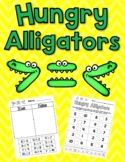 Comparing Numbers Worksheet Set {Hungry Alligators}