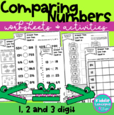 Comparing Numbers Worksheets - Greater Than, Less Than, Eq