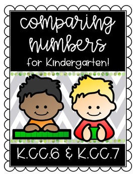 Preview of Comparing Numbers for Kindergarten KCC6 KCC7