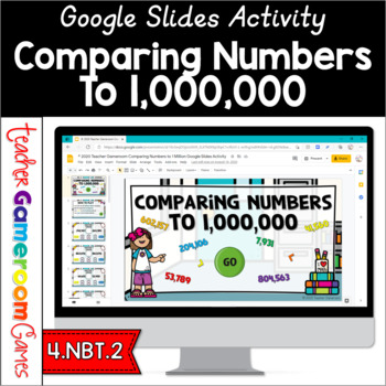 Preview of Comparing Numbers from 1,000 to 1 Million Google Slides Activity