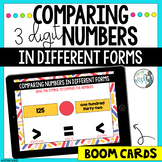 Comparing Numbers in Different Forms BOOM CARDS™