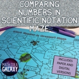 Comparing Numbers in Scientific Notation Digital Resource