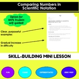 Comparing Numbers in Scientific Notation Mini-Lesson
