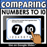 Comparing Numbers to 10 Digital Resource