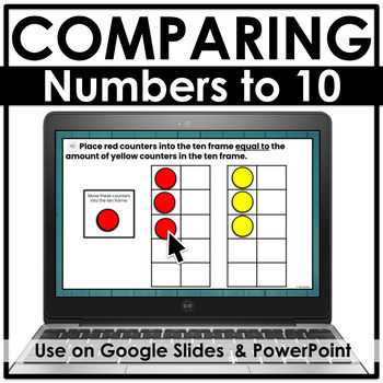 Preview of Comparing Numbers to 10 Digital Resource