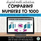 Comparing 3 Digit Numbers to 1000 Digital Math for Seesaw™