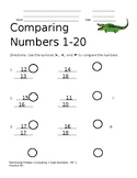 Comparing Numbers to 20