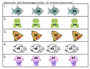 Comparing Numbers under 100 by Bonnie Mertzlufft | TpT